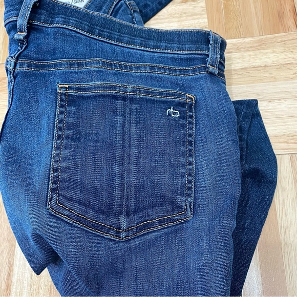 RAG & BONE W1526K089BMO Ankle  Skinny Jeans in Bloo Moon Color Size 30 - Picture 10 of 16